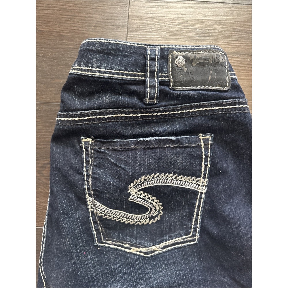 Silver Jeans Suki Mid Capri Women Sz  18